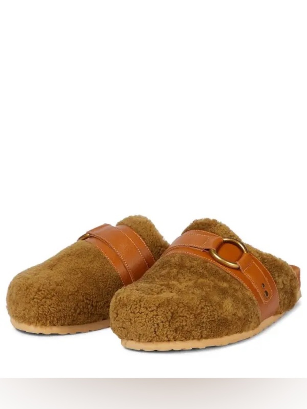 See by Chloe Gemma Sherpa Mules